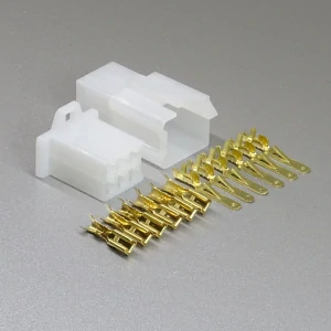 Sada konektoru Faston 2.8 mm, 6 pólů, bílá