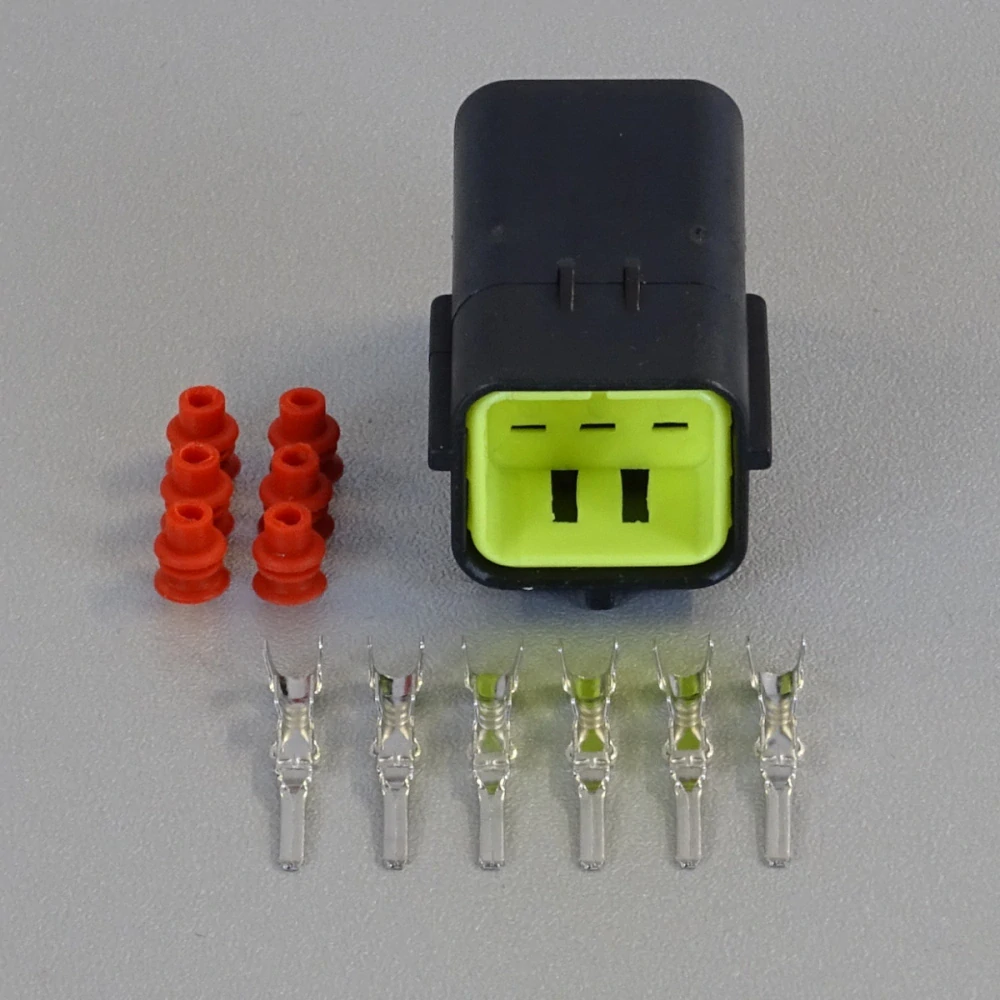 Sada vodotěsného konektoru 1.8 mm, 6 pólů, vidlice (samec)