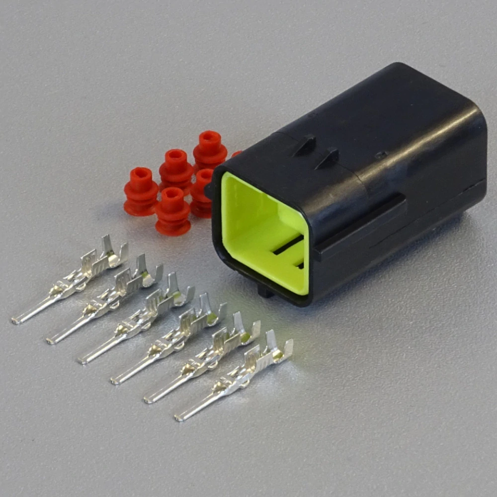 Sada vodotěsného konektoru 1.8 mm, 6 pólů, vidlice (samec)