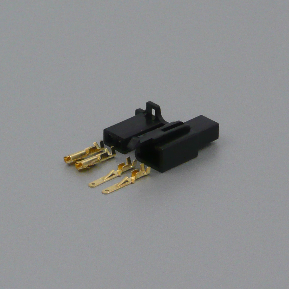 Sada konektoru Faston 2.8 mm, 2 póly, černá