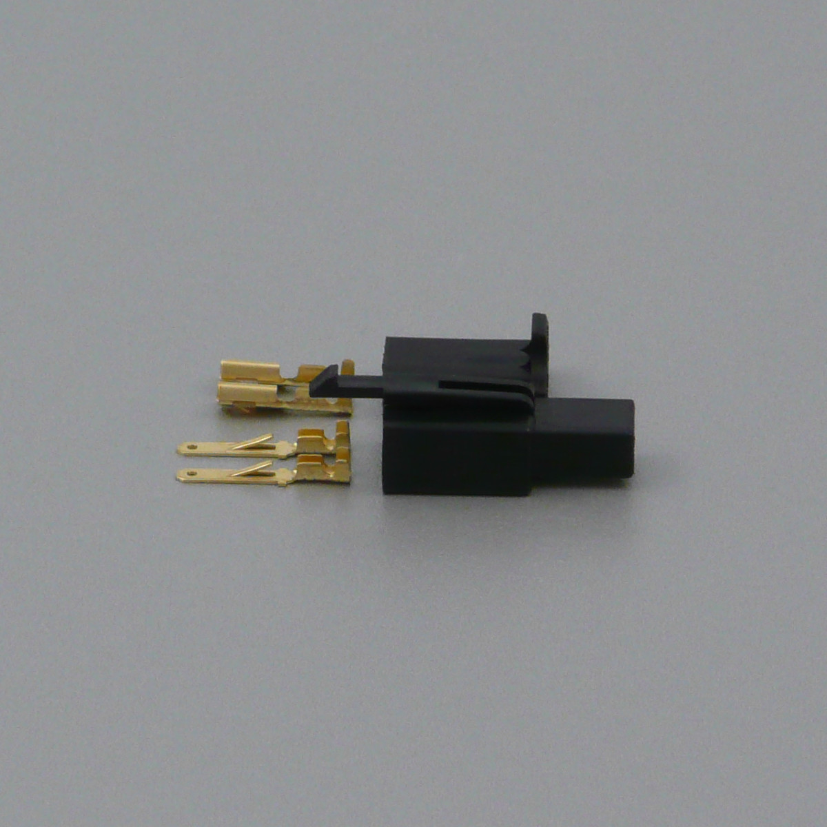 Sada konektoru Faston 2.8 mm, 2 póly, černá