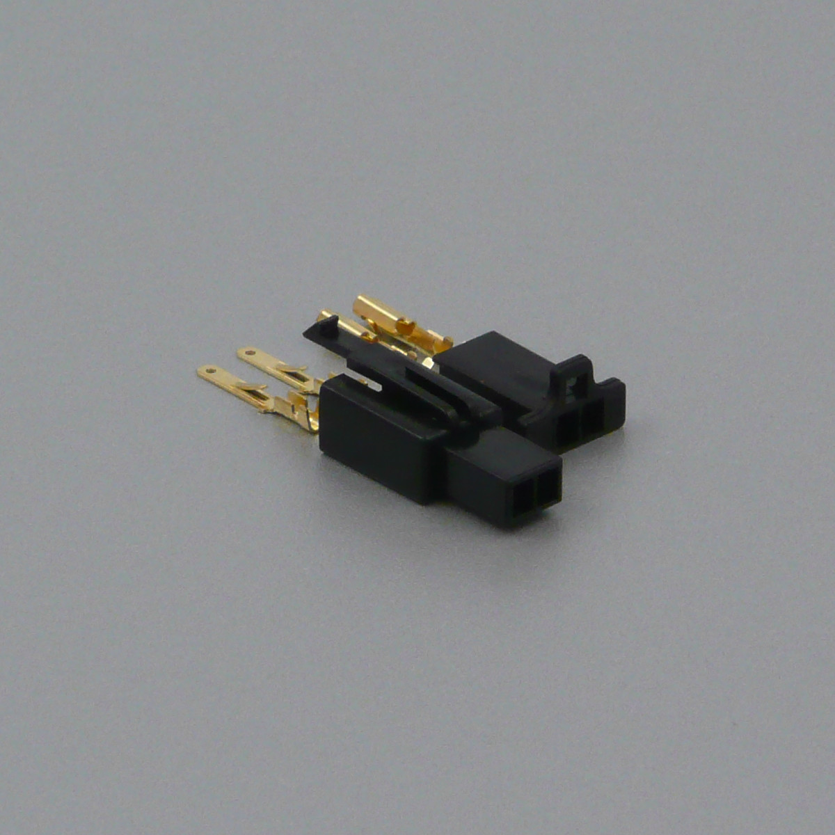 Sada konektoru Faston 2.8 mm, 2 póly, černá