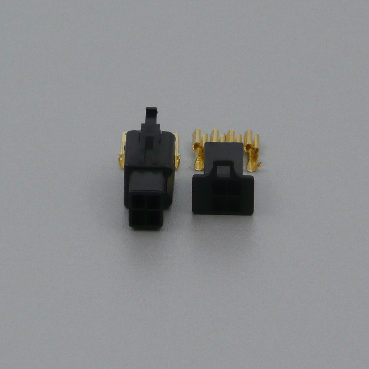 Sada konektoru Faston 2.8 mm, 4 póly, černá