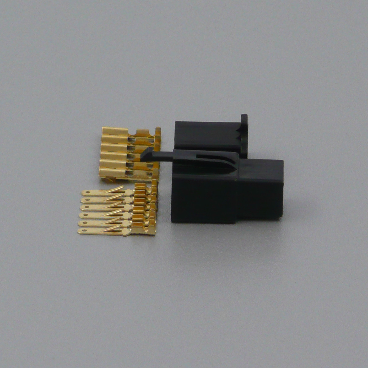 Sada konektoru Faston 2.8 mm, 6 pólů, černá