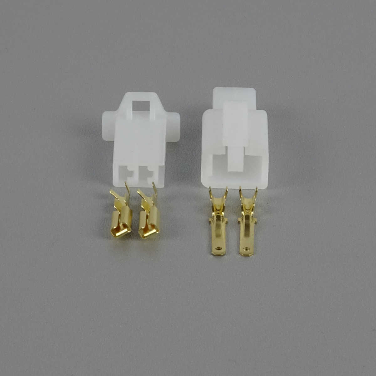 Sada konektoru Faston 2.8 mm, 2 póly, bílá