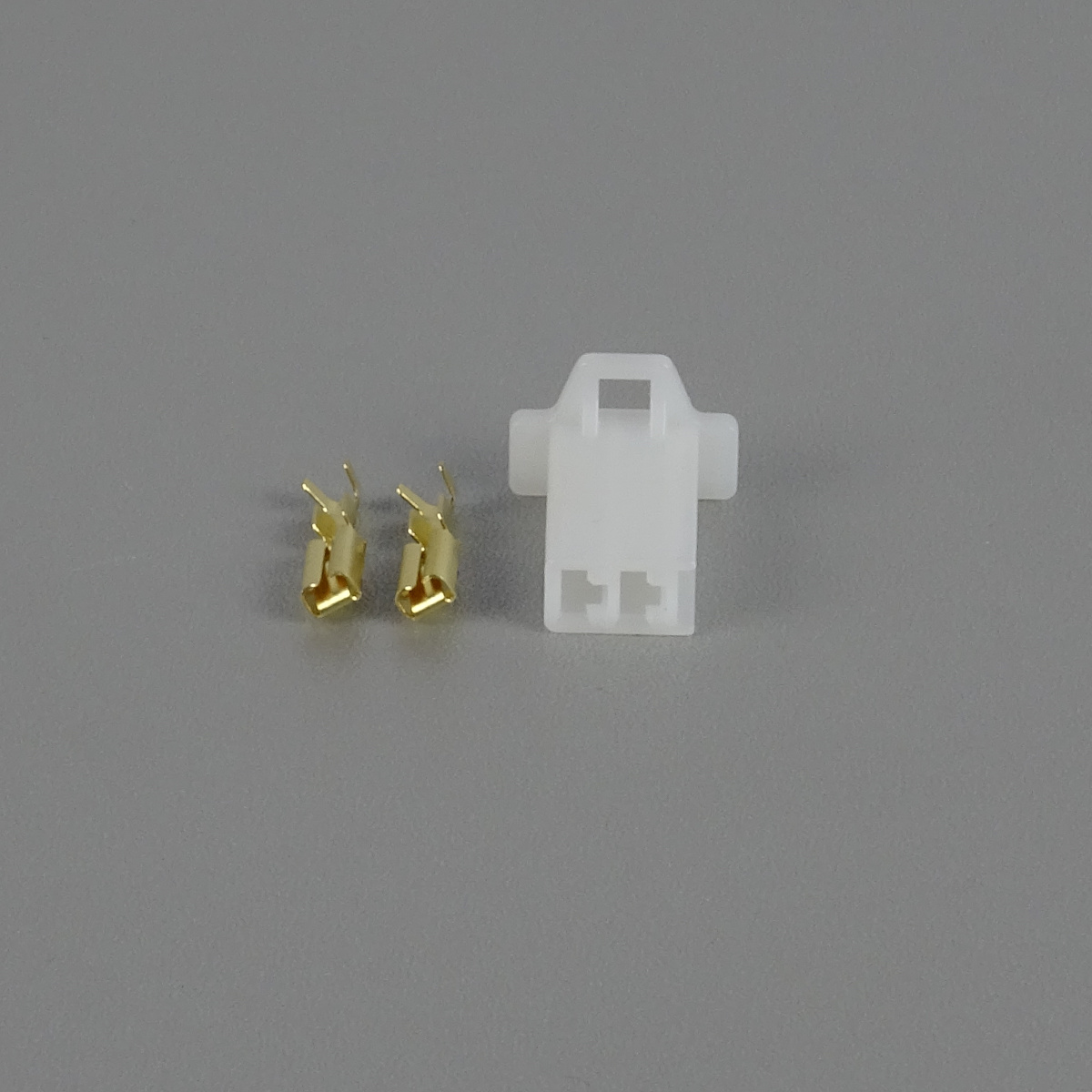 Sada konektoru Faston 2.8 mm, 2 póly, bílá - zásuvka (samice)