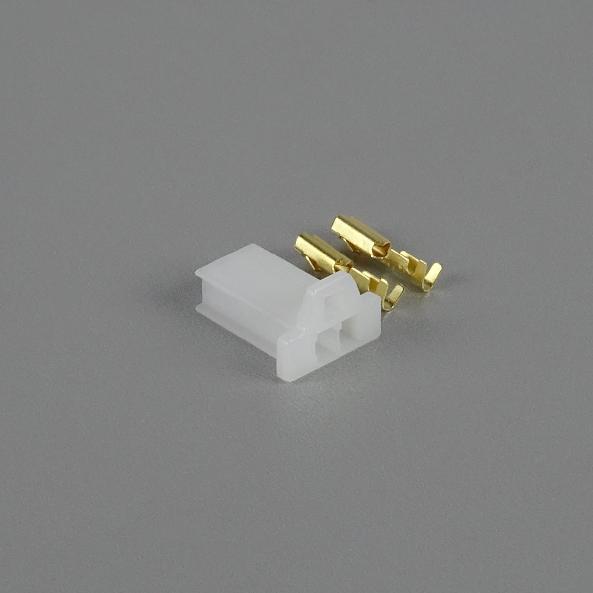 Sada konektoru Faston 2.8 mm, 2 póly, bílá - zásuvka (samice)