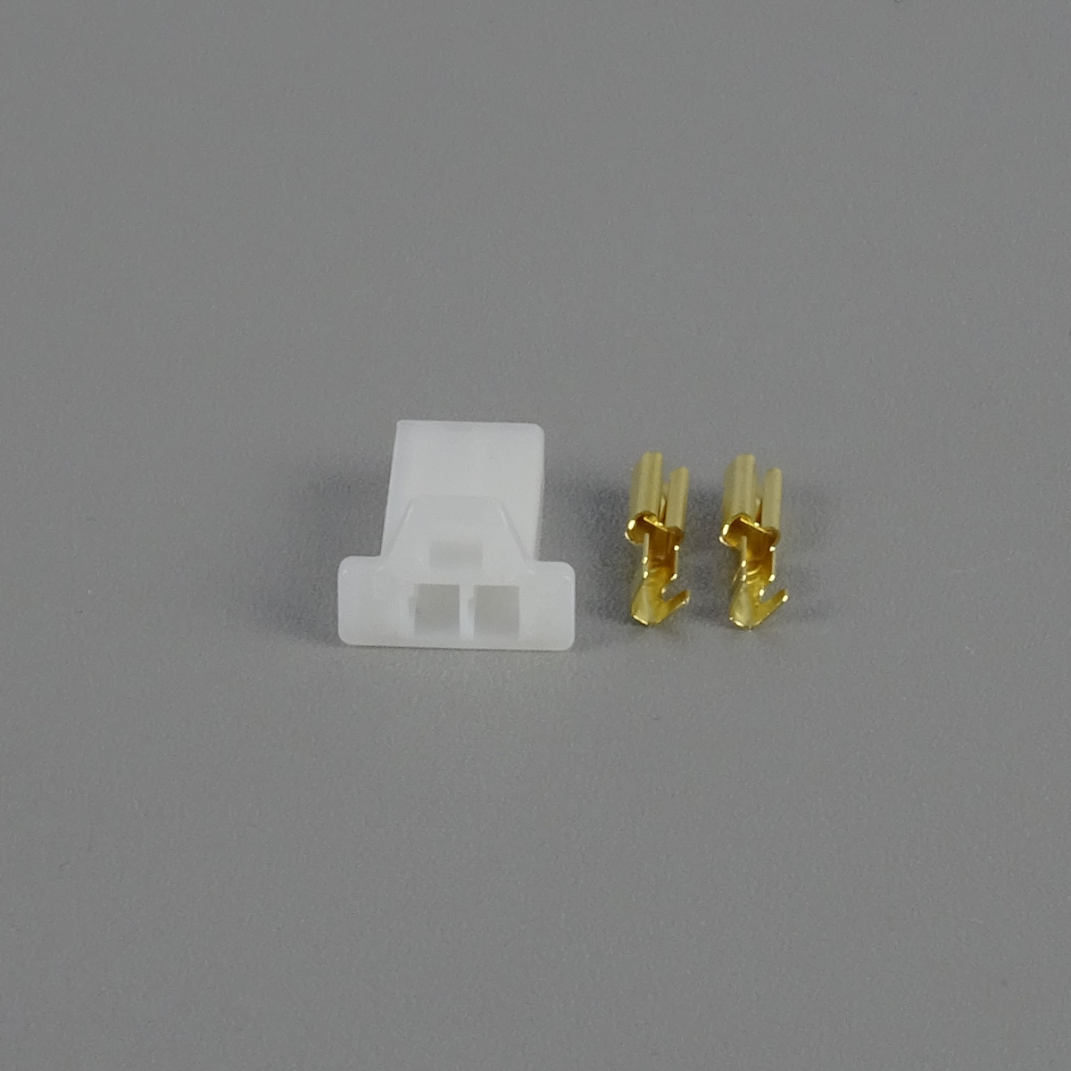 Sada konektoru Faston 2.8 mm, 2 póly, bílá - zásuvka (samice)