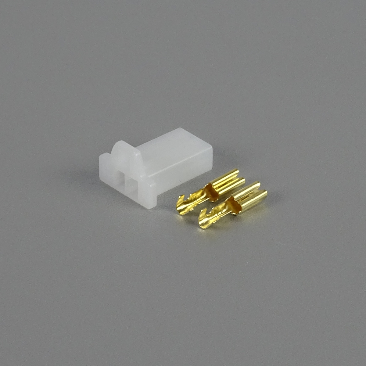 Sada konektoru Faston 2.8 mm, 2 póly, bílá - zásuvka (samice)