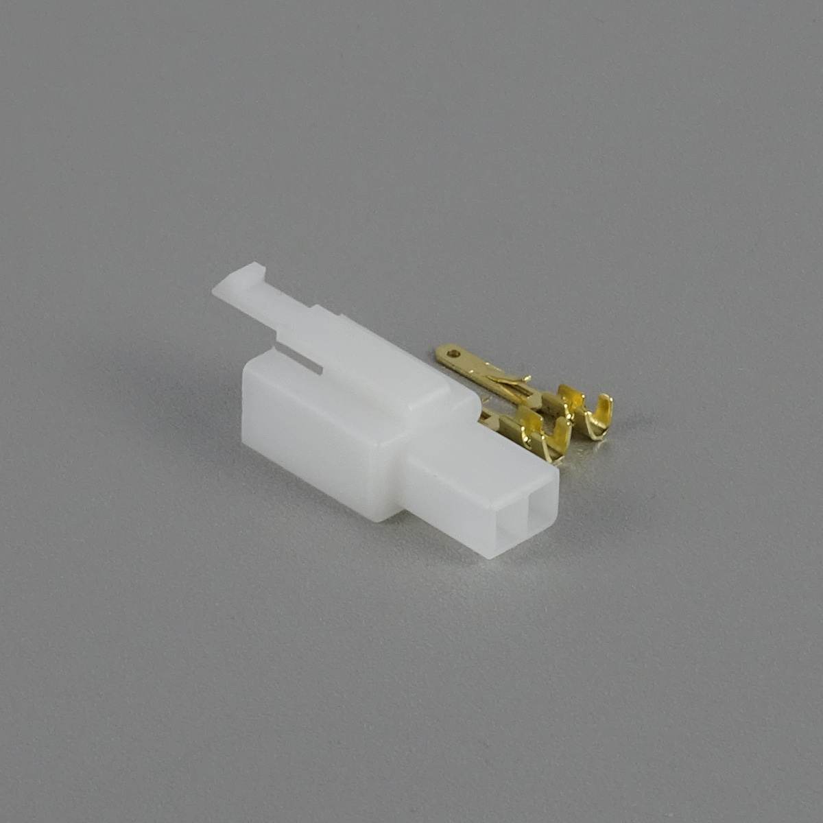 Sada konektoru Faston 2.8 mm, 2 póly, bílá - vidlice (samec)