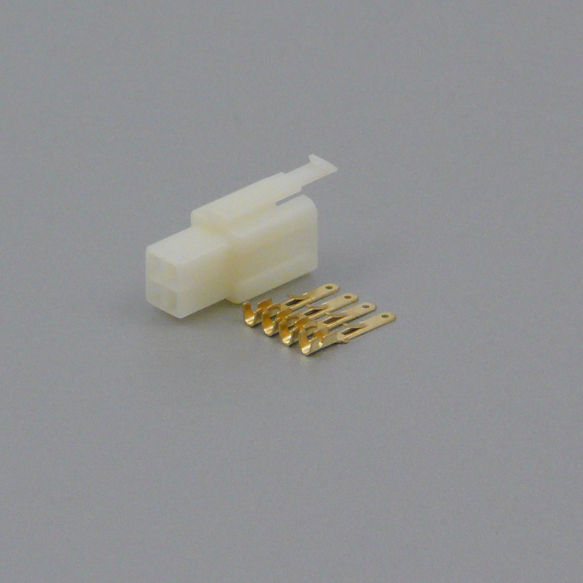 Sada konektoru Faston 2.8 mm, 4 póly - vidlice (samec)