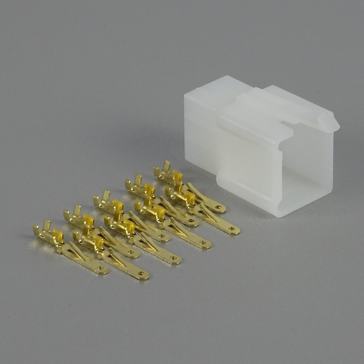 Sada konektoru Faston 2.8 mm, 9 pólů - vidlice (samec)