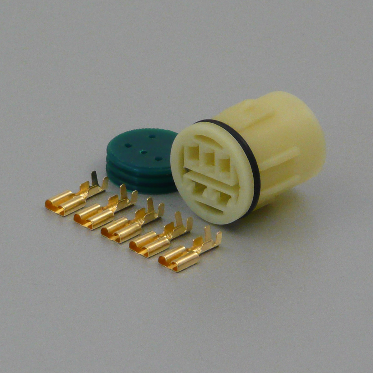 Sada vodotěsného konektoru 6.3 mm, Lance, 5 pólů - zásuvka (samice)