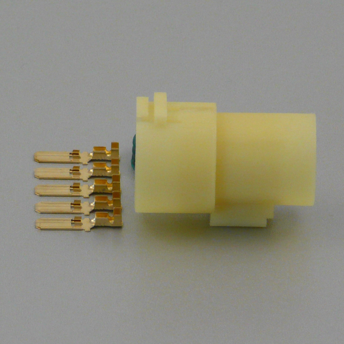 Sada vodotěsného konektoru 6.3 mm, Lance, 5 pólů - vidlice (samec)