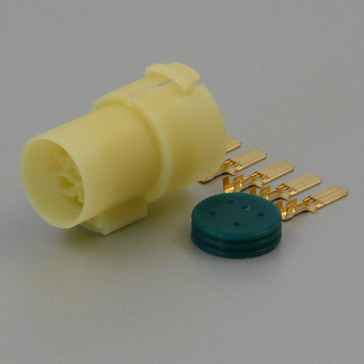 Sada vodotěsného konektoru 6.3 mm, Lance, 5 pólů - vidlice (samec)