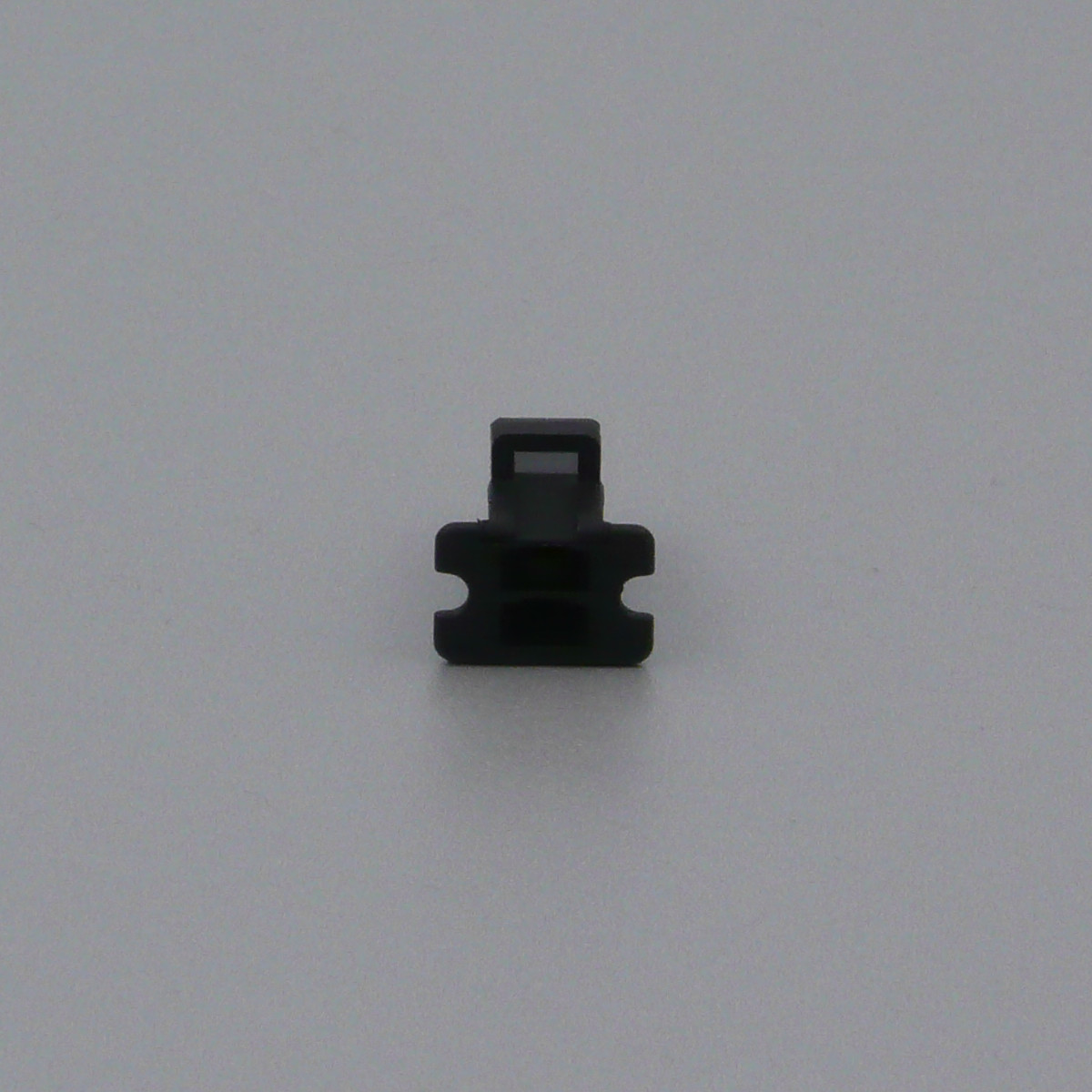 Pouzdro konektoru Faston 6.3 mm, 2 póly, černé - zásuvka (samice)