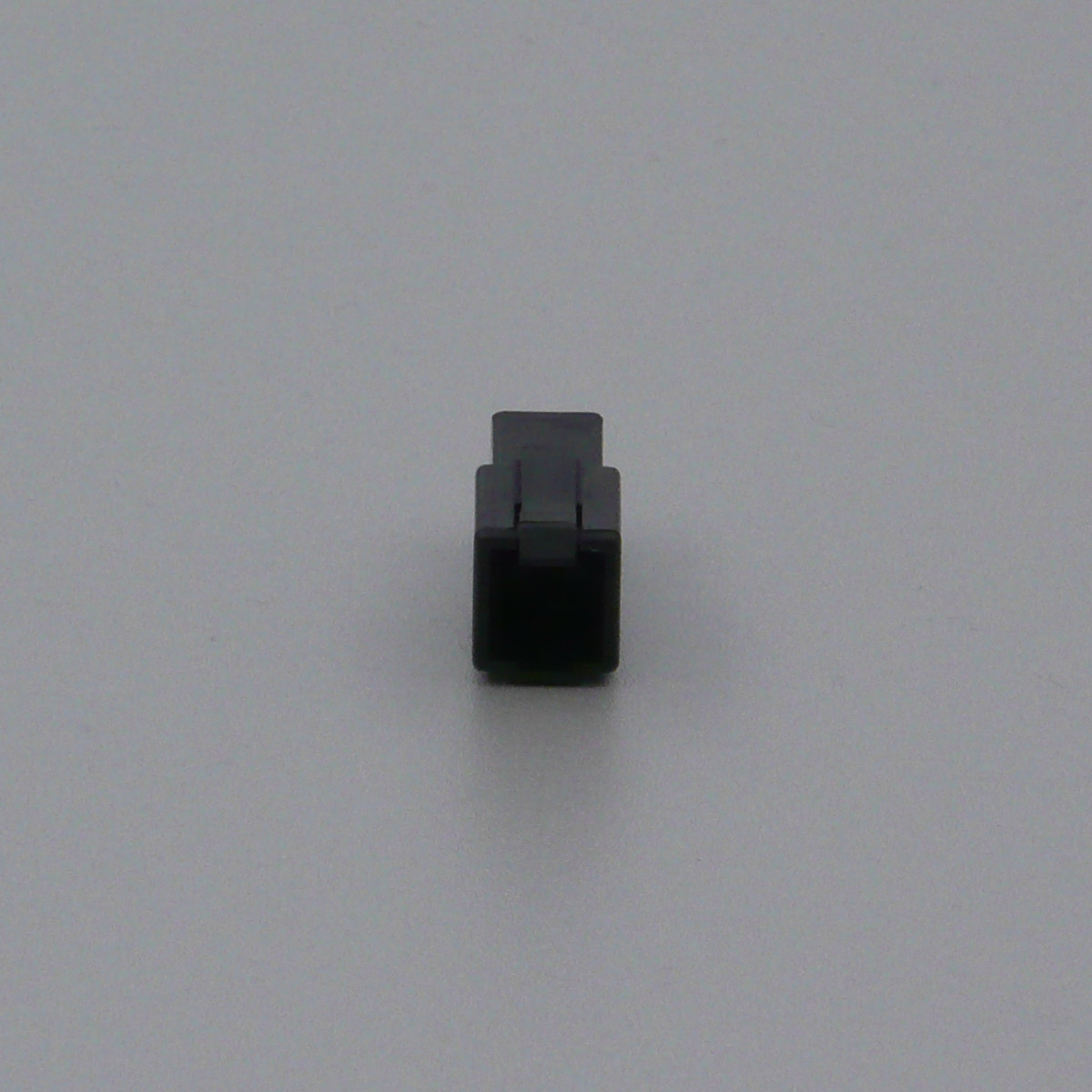 Pouzdro konektoru Faston 6.3 mm, 2 póly, černé - vidlice (samec)