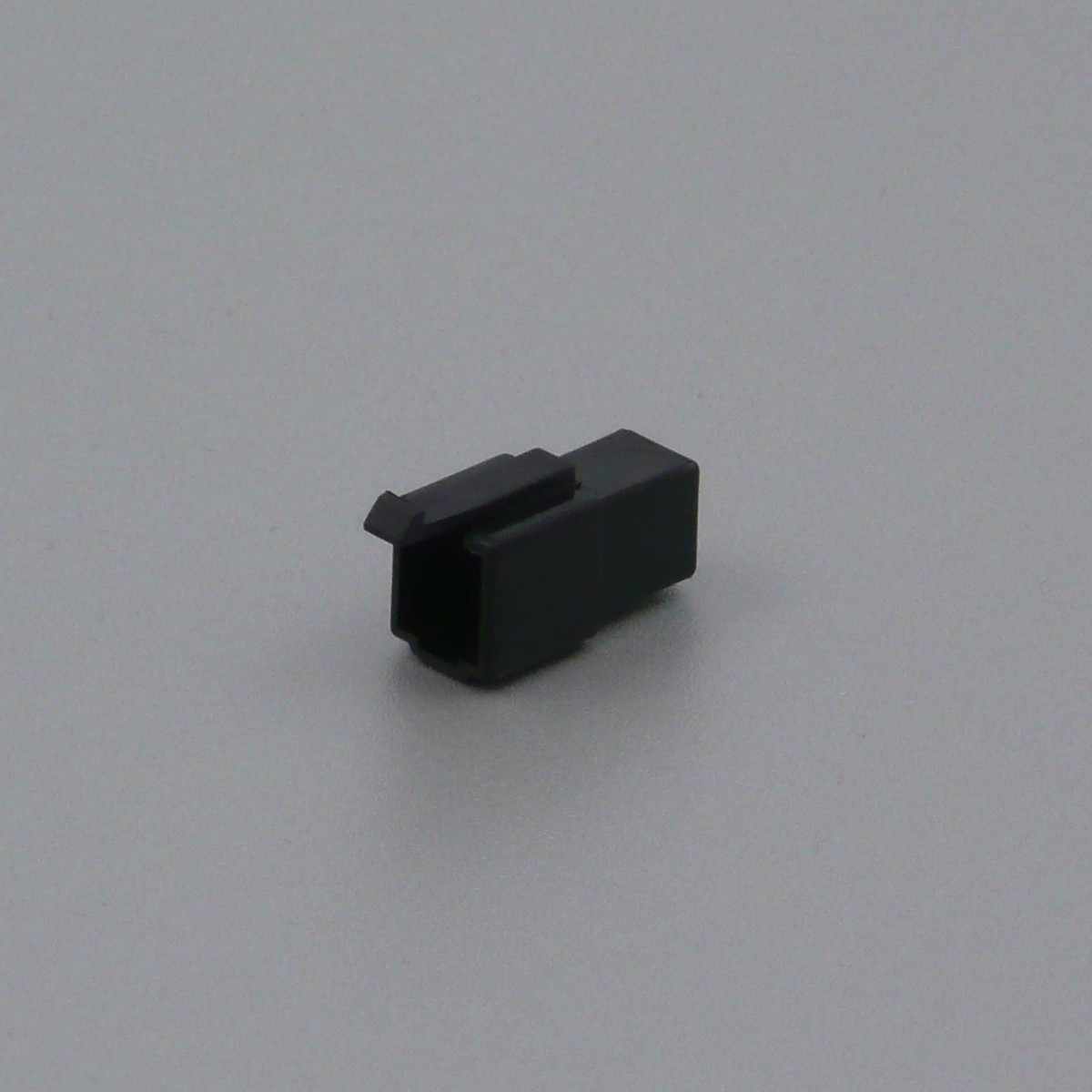 Pouzdro konektoru Faston 6.3 mm, 2 póly, černé - vidlice (samec)