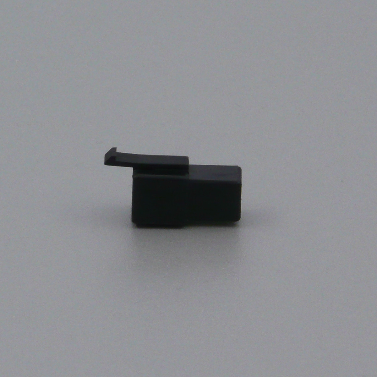 Pouzdro konektoru Faston 6.3 mm, 2 póly, černé - vidlice (samec)