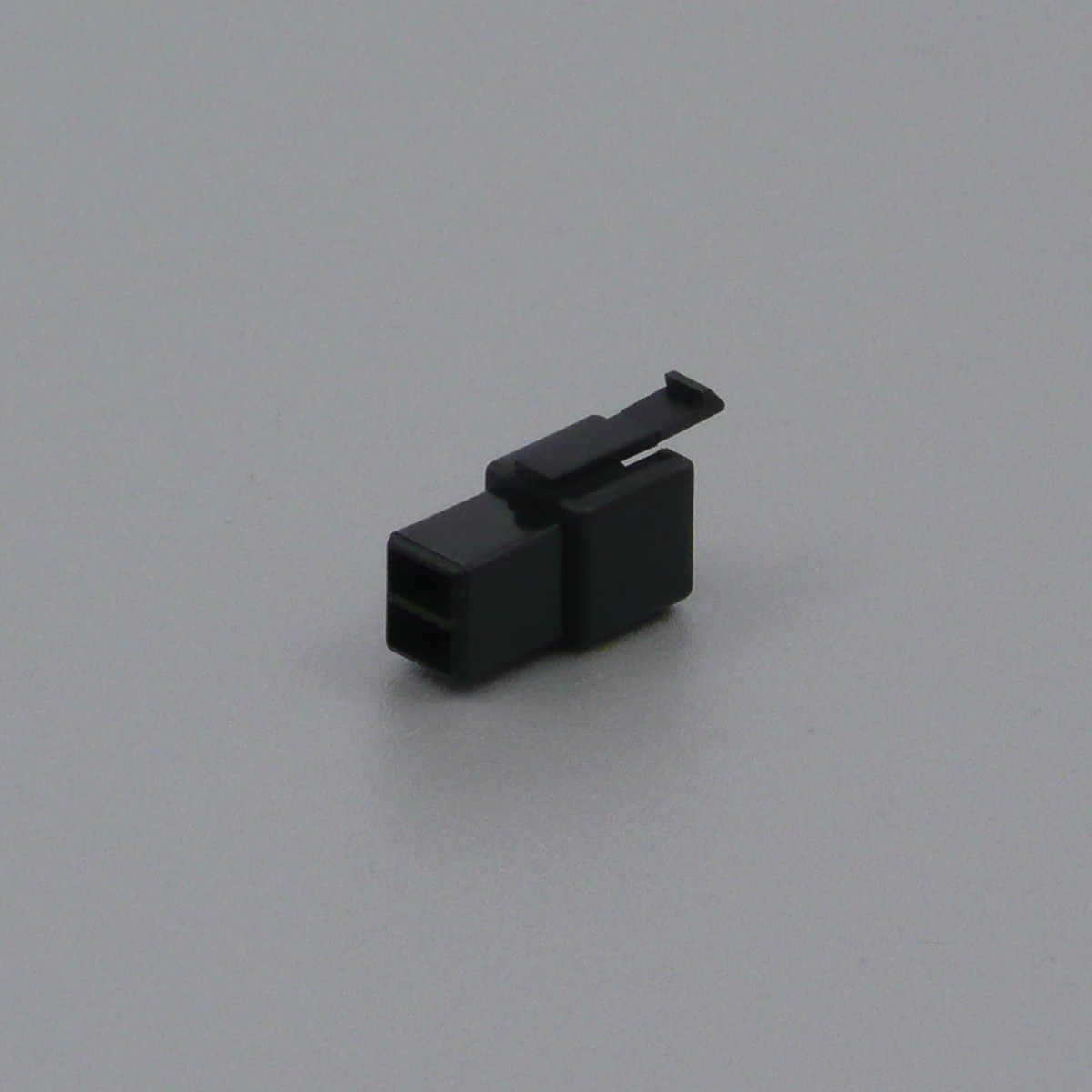 Pouzdro konektoru Faston 6.3 mm, 2 póly, černé - vidlice (samec)