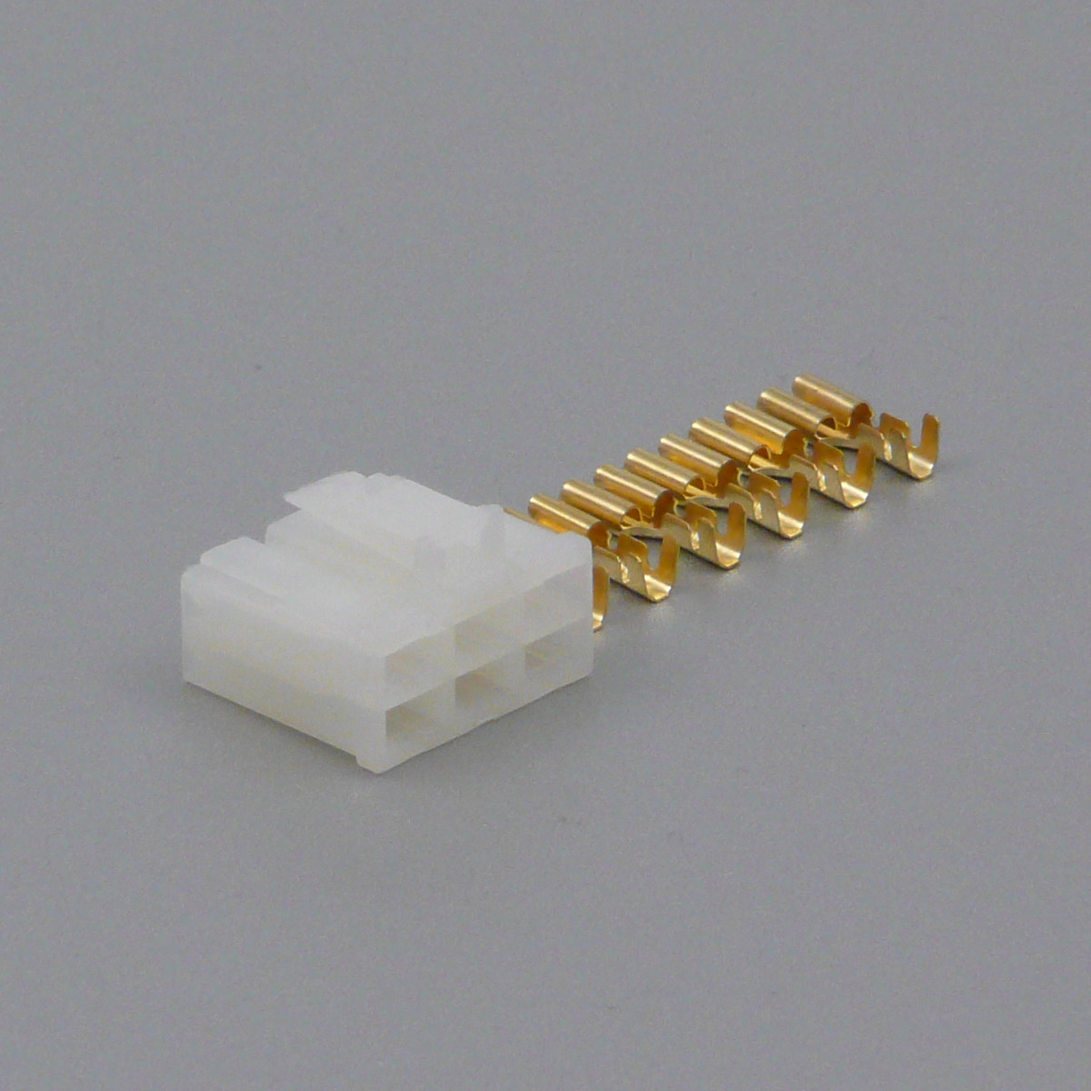 Sada konektoru Faston 6.3 mm, Lance, 6 pólů - zásuvka (samice)