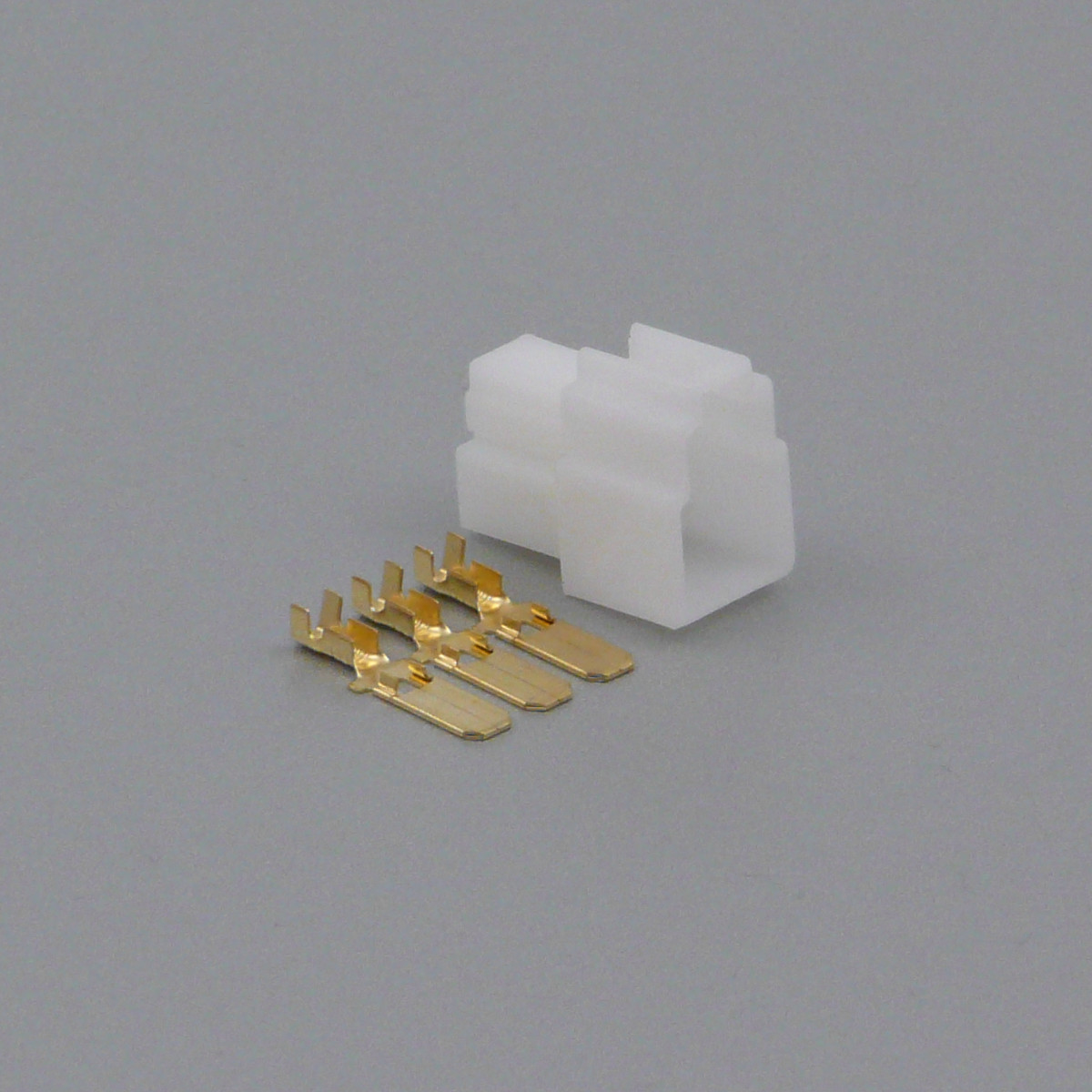 Sada konektoru Faston 6.3 mm, Lance, 3 póly - vidlice (samec)