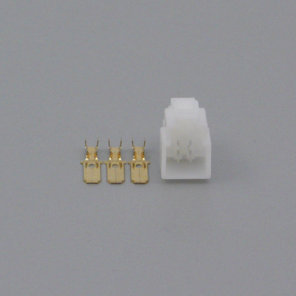 Sada konektoru Faston 6.3 mm, Lance, 3 póly - vidlice (samec)