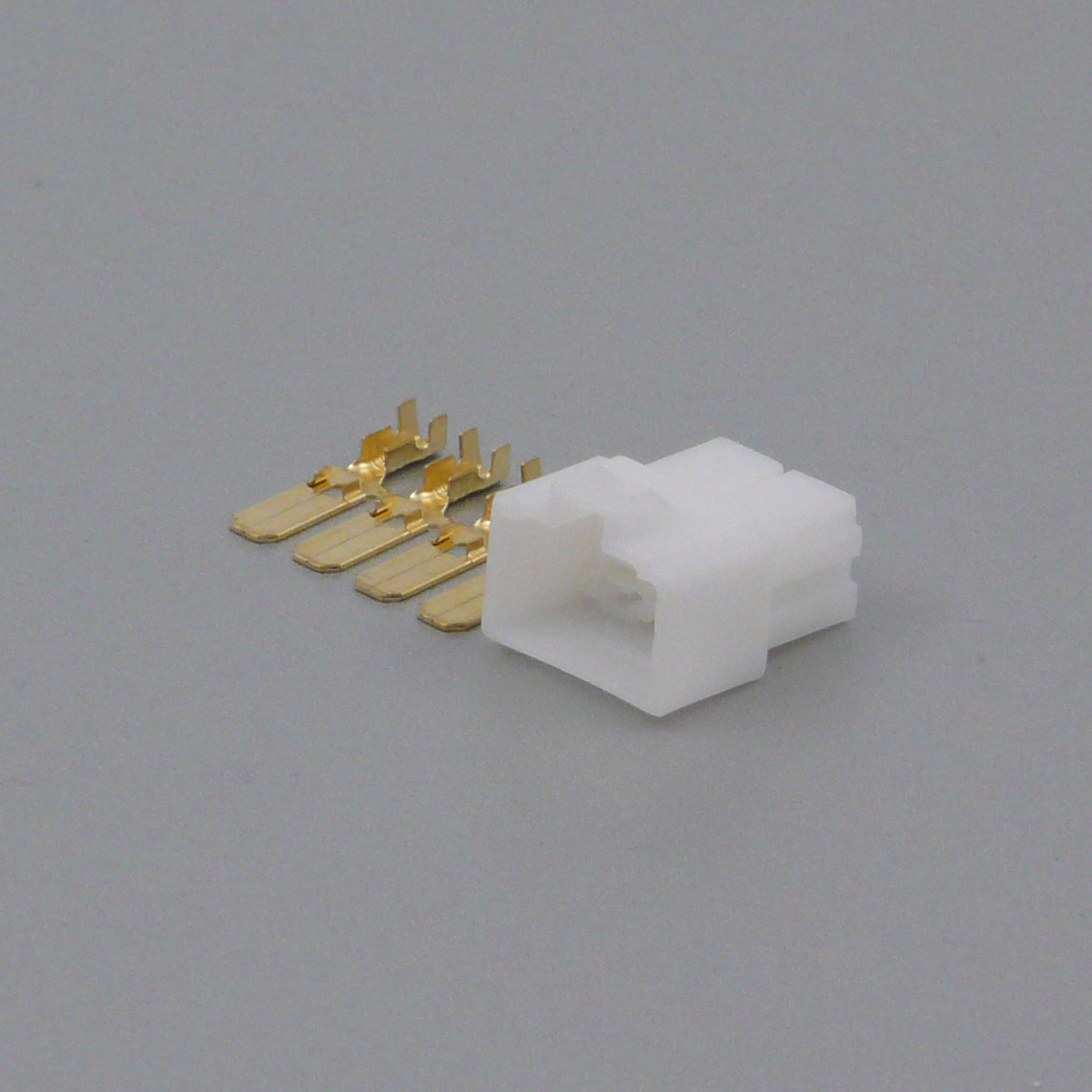 Sada konektoru Faston 6.3 mm, Lance, 4 póly - vidlice (samec)