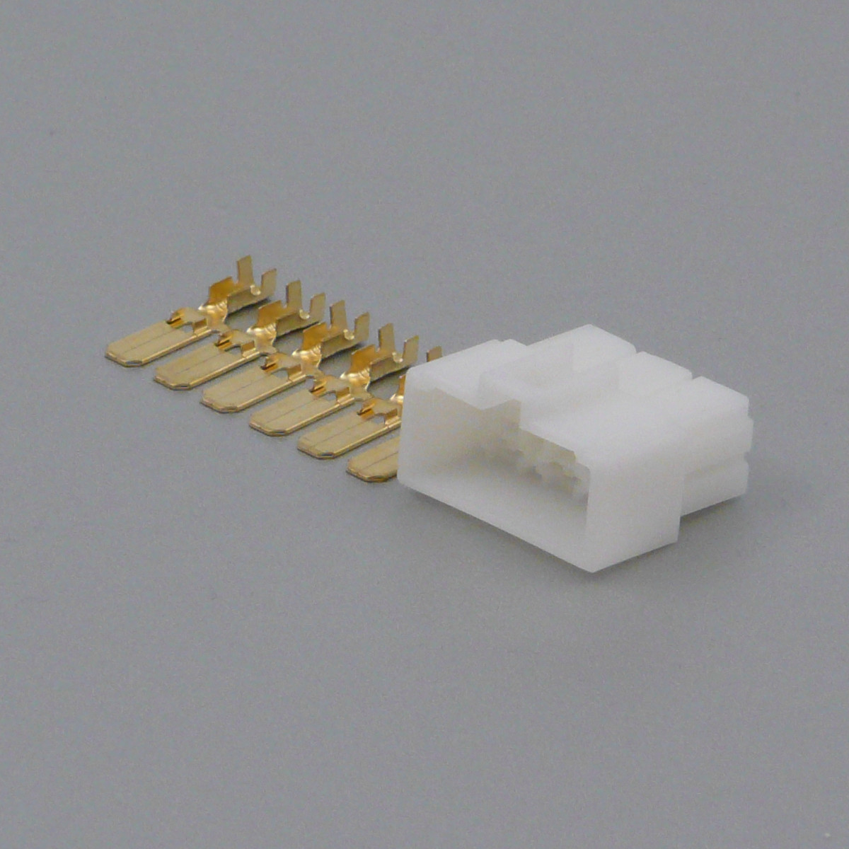 Sada konektoru Faston 6.3 mm, Lance, 6 pólů - vidlice (samec)