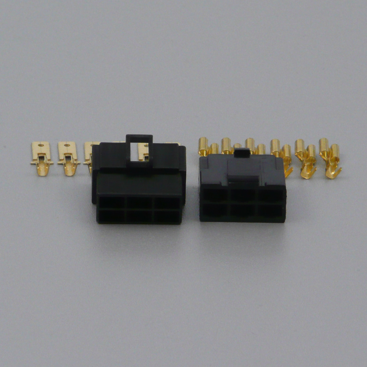Sada konektoru Faston 6.3 mm, Special, 6 pólů, černá