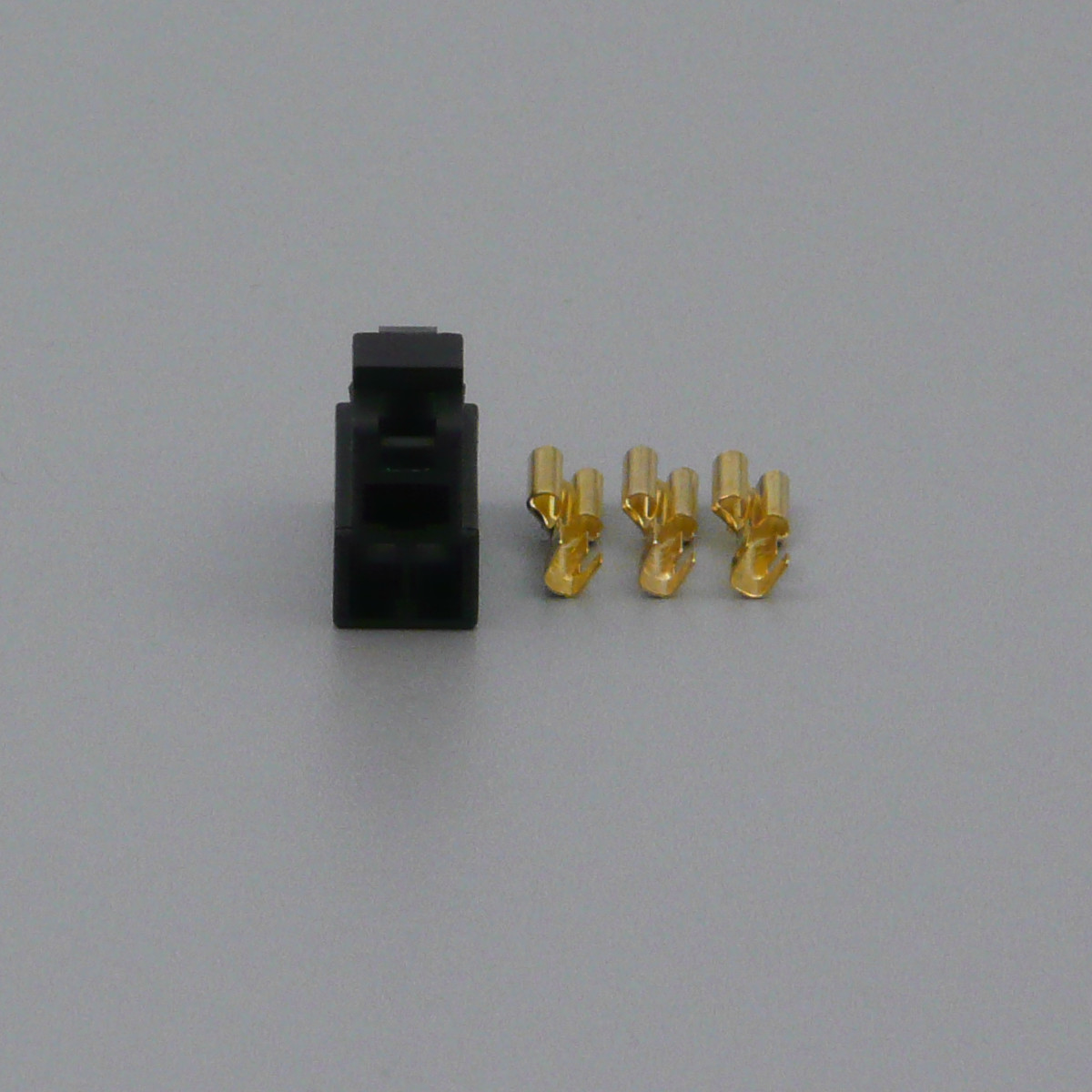 Sada konektoru Faston 6.3 mm, Special, 3 póly, černá - zásuvka (samice)