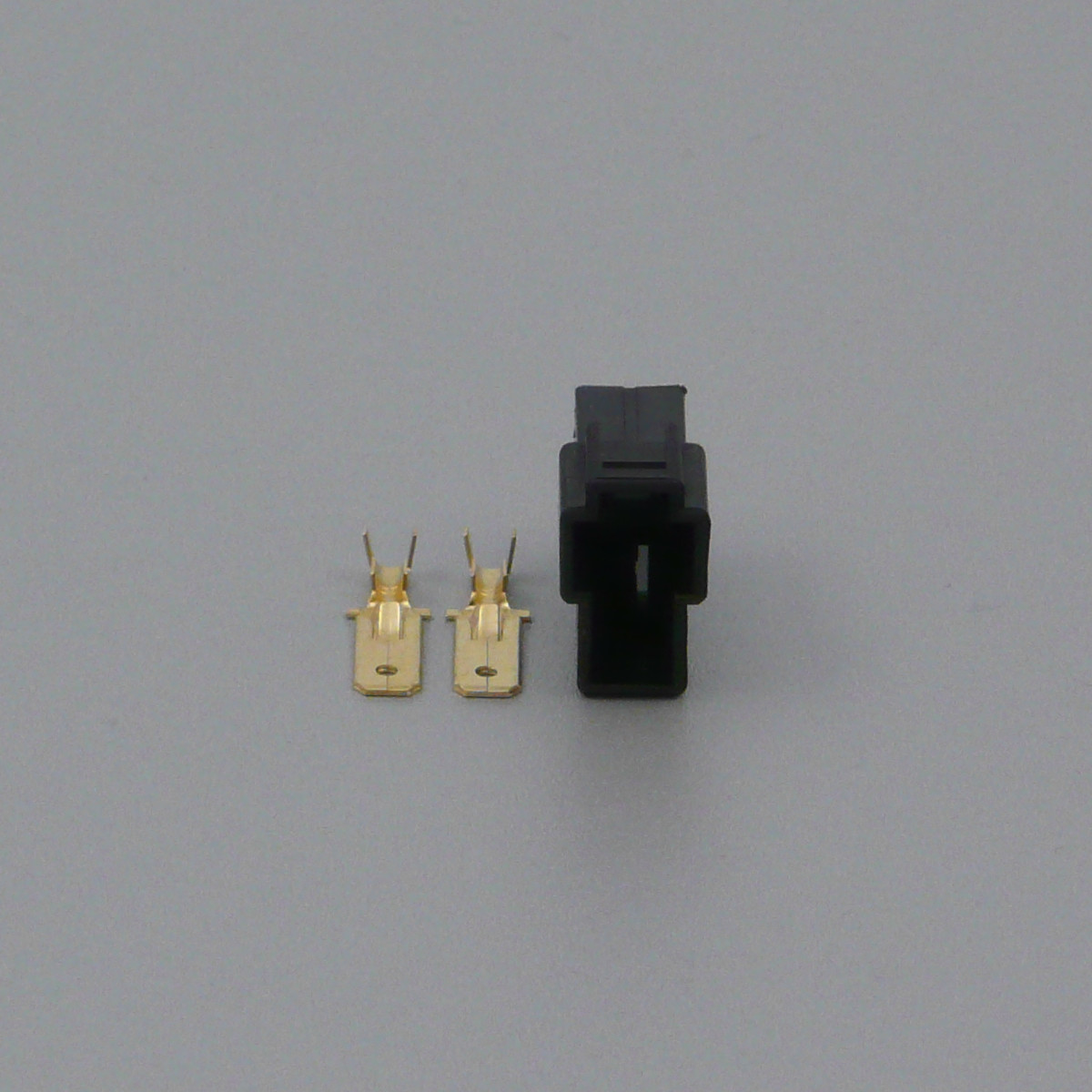 Sada konektoru Faston 6.3 mm, Special, 2 póly, černá - vidlice (samec)