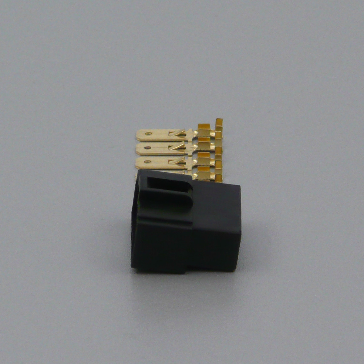 Sada konektoru Faston 6.3 mm, Special, 6 pólů, černá - vidlice (samec)