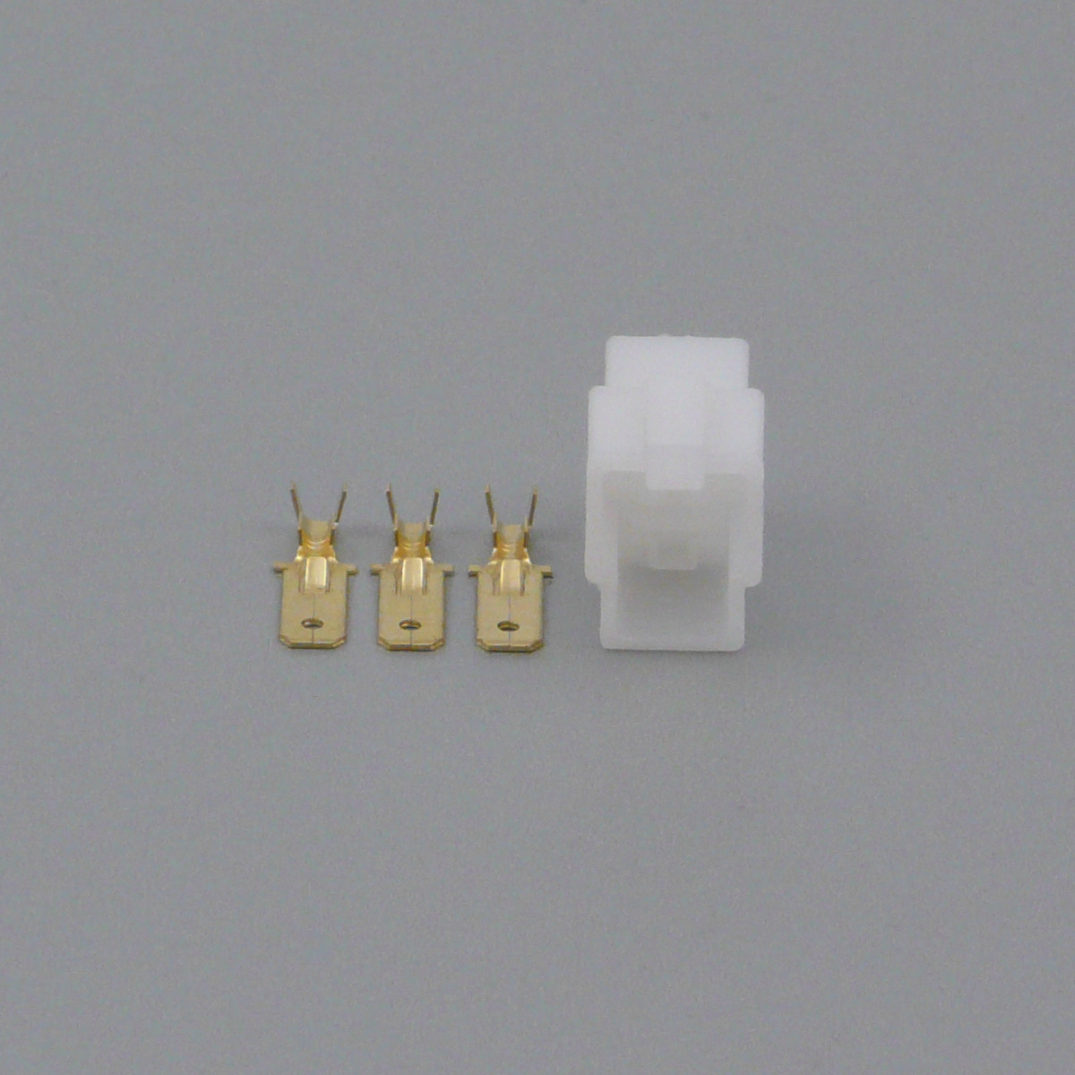 Sada konektoru Faston 6.3 mm, 3 póly - vidlice (samec)