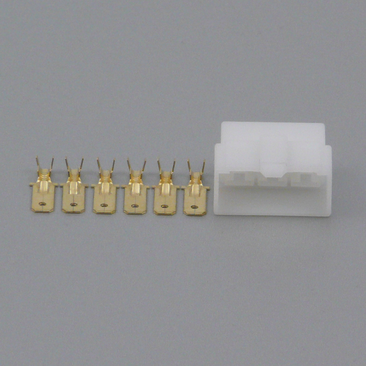 Sada konektoru Faston 6.3 mm, 6 pólů - vidlice (samec)