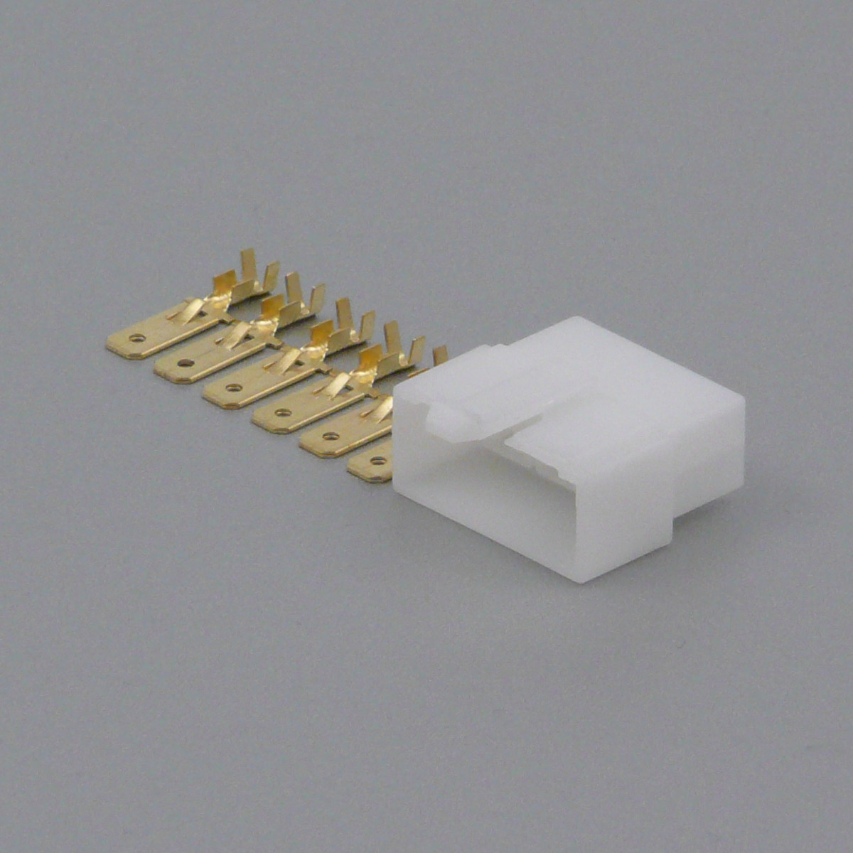 Sada konektoru Faston 6.3 mm, 6 pólů - vidlice (samec)