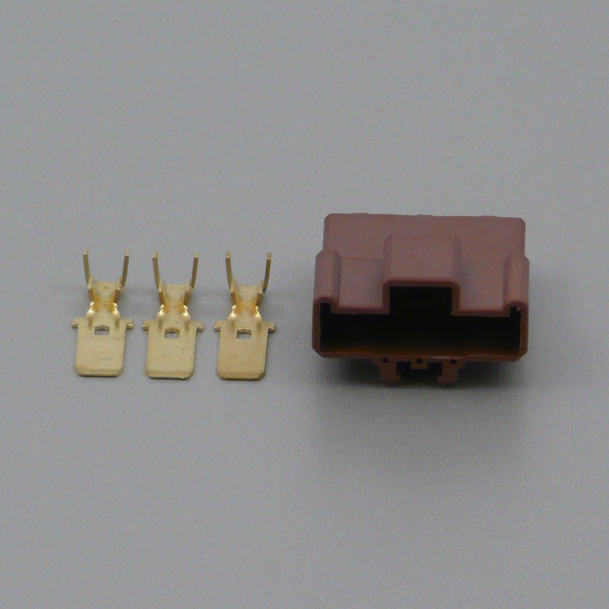 Sada konektoru Faston 7.8 mm, 3 póly - vidlice (samec)