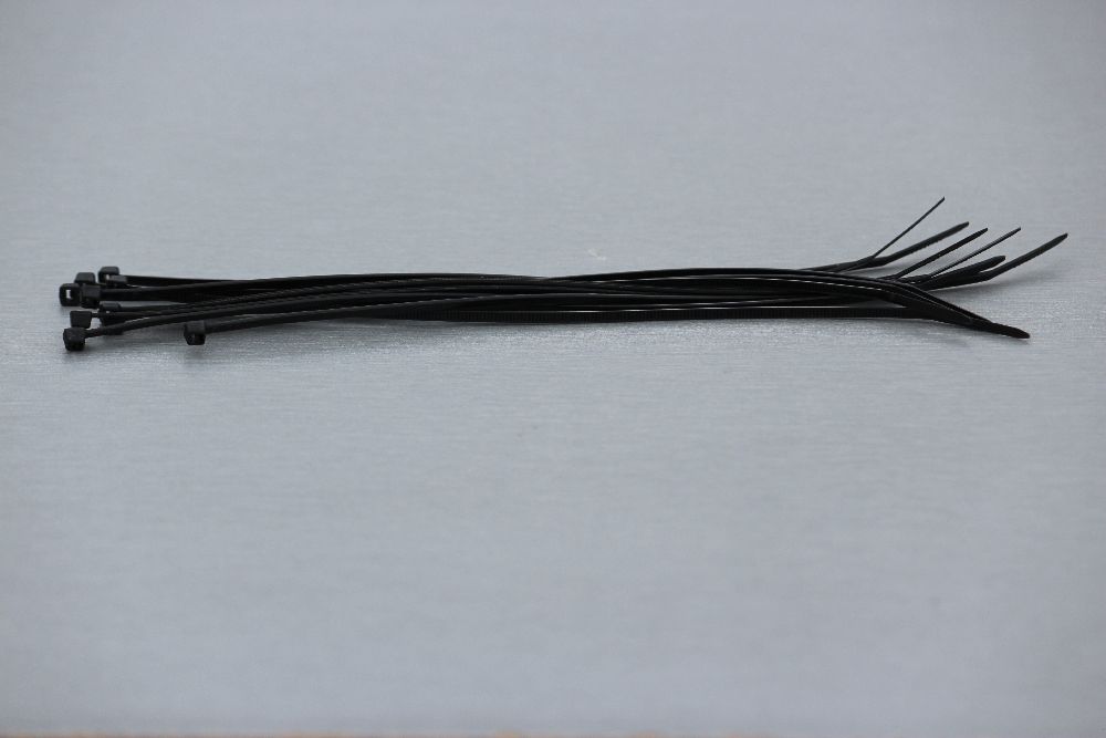 Stahovací páska, 2.5 mm, 200 mm, černá