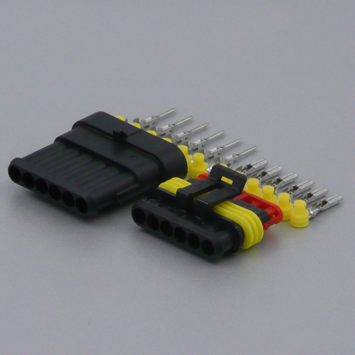 Sada vodotěsného konektoru Superseal 1.5 mm, 6 pólů