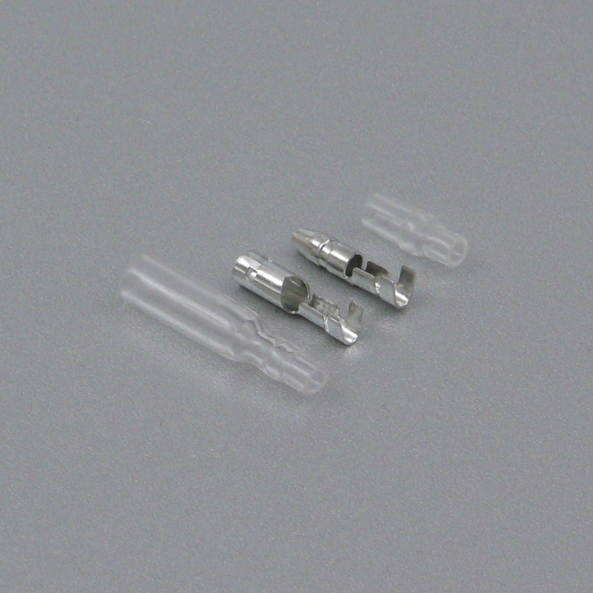 Sada kulatého konektoru Faston, 4 mm s izolací