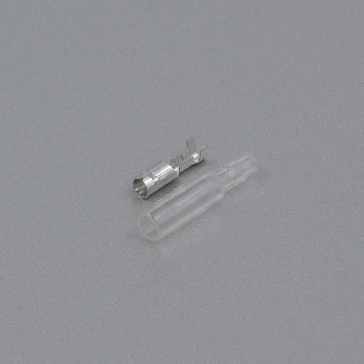 Sada kulatého konektoru Faston, 4 mm s izolací - dutinka (samice)