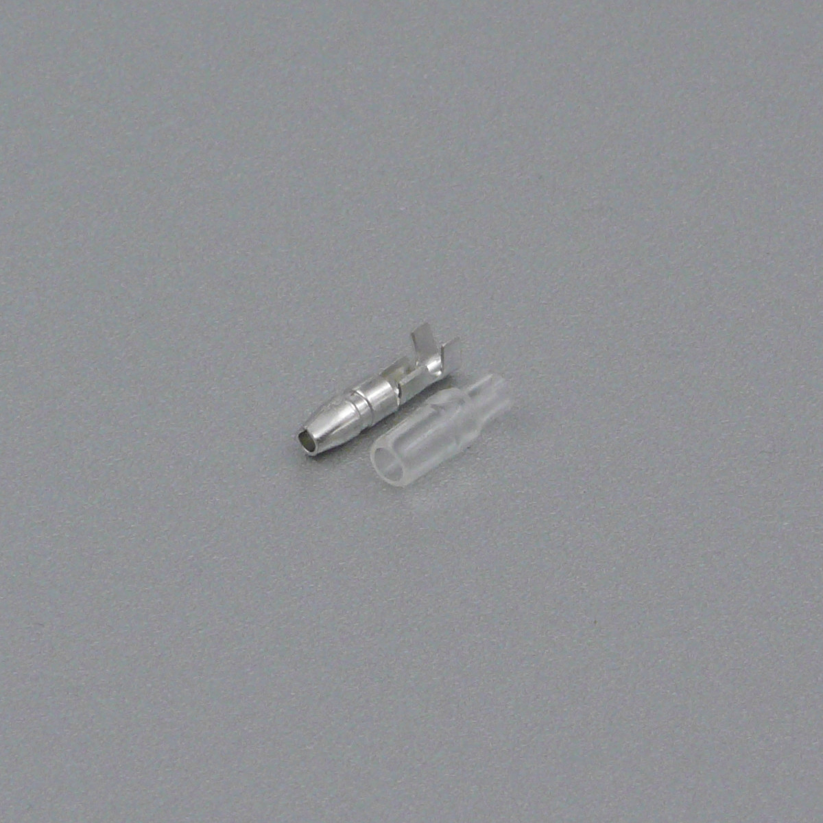 Sada kulatého konektoru Faston, 4 mm s izolací - kolík (samec)