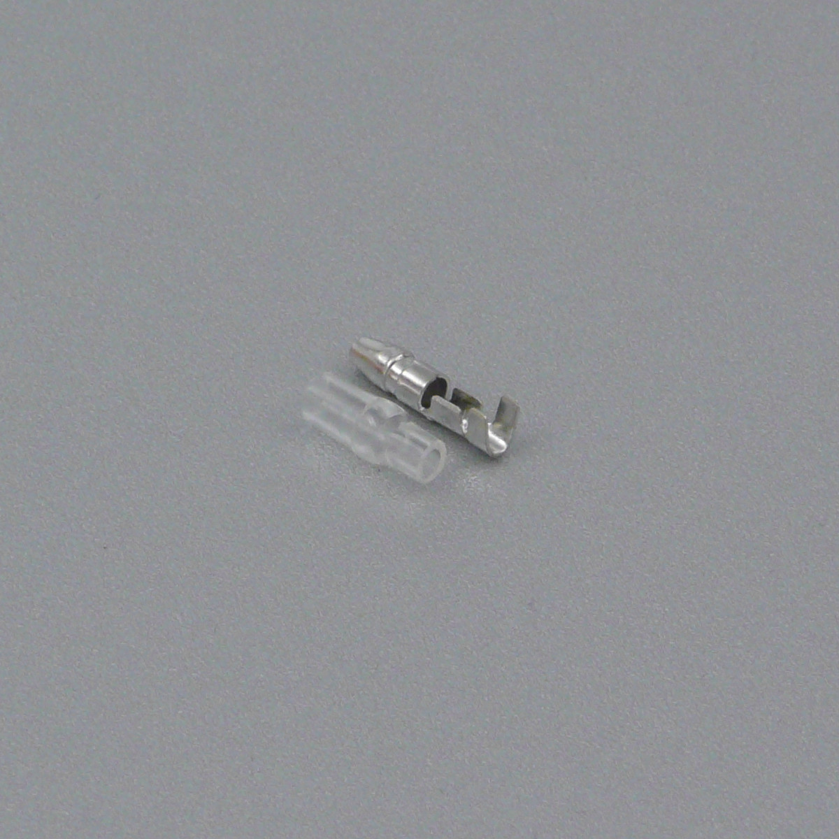 Sada kulatého konektoru Faston, 4 mm s izolací - kolík (samec)