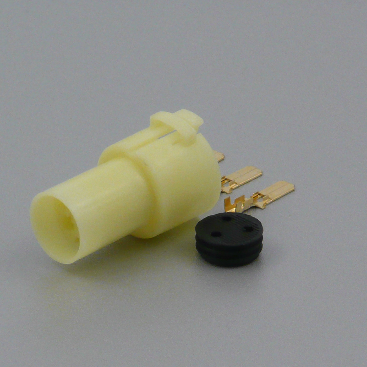 Sada vodotěsného konektoru 6.3 mm, Lance, 3 póly - vidlice (samec)