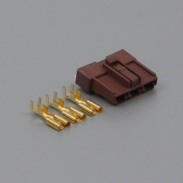 Sada konektoru Faston 7.8 mm, 3 póly - zásuvka (samice)